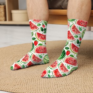 Custom Print Color Sublimation Socks