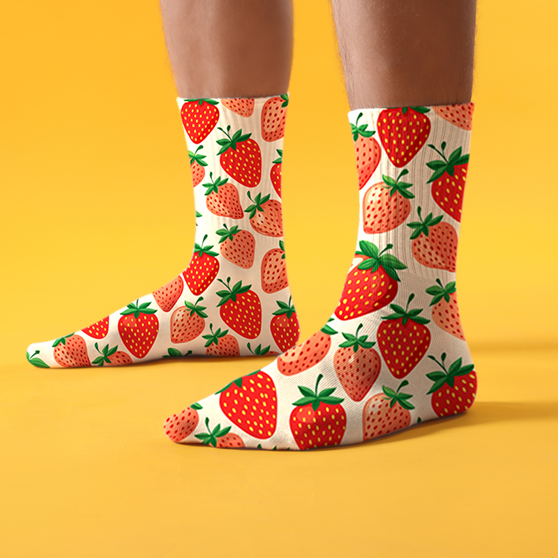 Customized fruit socks