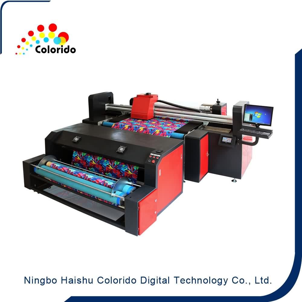 2019 ຈີນອອກແບບໃຫມ່ China Kingjet Heavy Duty Automatic Digital Transfer Cotton Sublimation Textile Printer