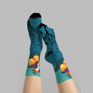 Custom Halloween Socks