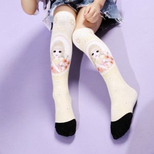 Kev tshaj lij Tuam Tshoj Tuam Tshoj Custom Women Fashion 360 Printing Comfort Ankle Socks